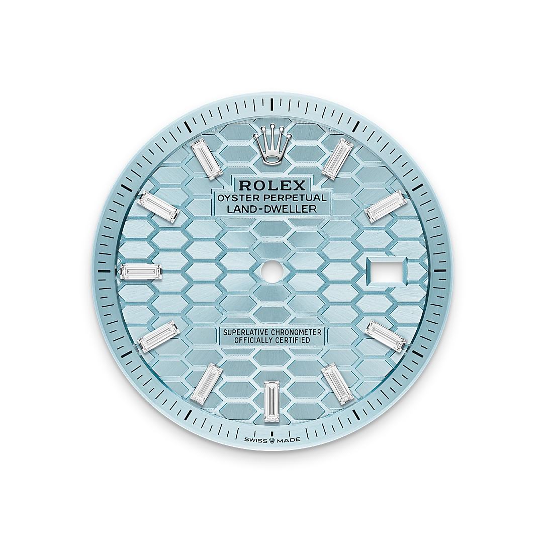 Rolex Land-Dweller m127386tbr-0001 esfera