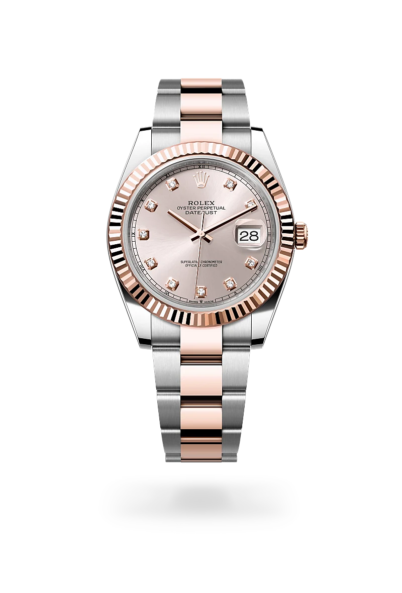 Rolex Datejust 41 de Oyster 41 mm acero Oystersteel y oro Everose m126331 0007 GLAUSER